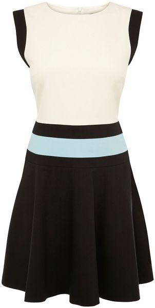 Oasis Colour Block Dress - Lyst