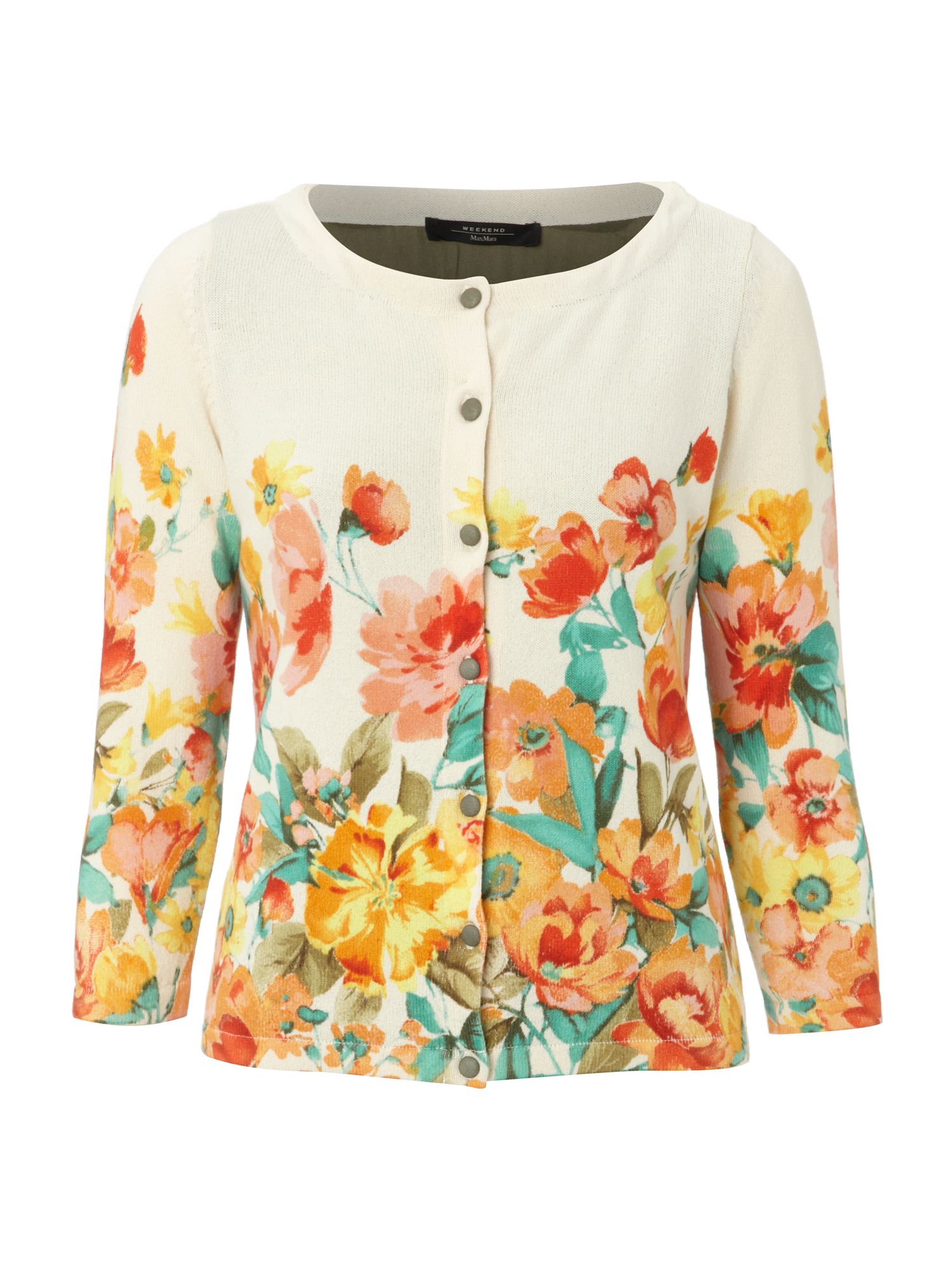 flowery cardigan