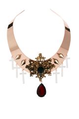 Asos Premium Baroque Jewel Torque Necklace