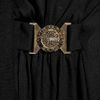 Balmain Draped Knitted Silk Gown in Black - Lyst