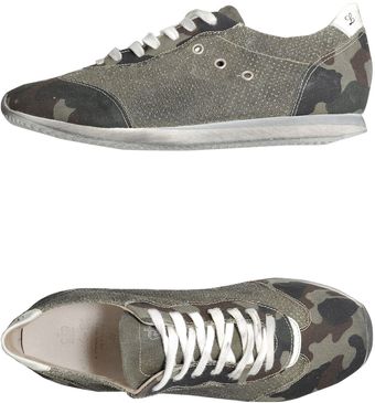 Leather Crown Sneakers - Lyst
