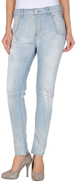 Manila Grace Denim Pants - Lyst