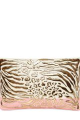Manish Arora Leopard Effect On Nappa Leather Pouch