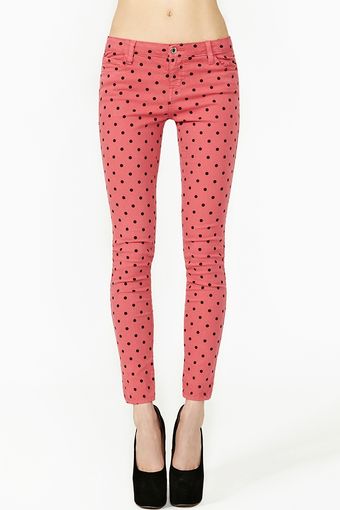 Nasty Gal Hot Spot Jeans Pink - Lyst
