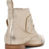 Tabitha Simmons Early Leather Booties in Gold in Gold - Lyst
