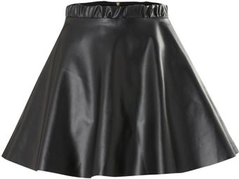Tfnc Pu Flare Skirt - Lyst