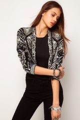 Asos Trophy Jacket with Pearl Grid Embellishment