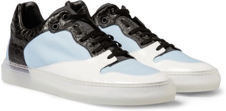 balenciaga mens blue sneakers