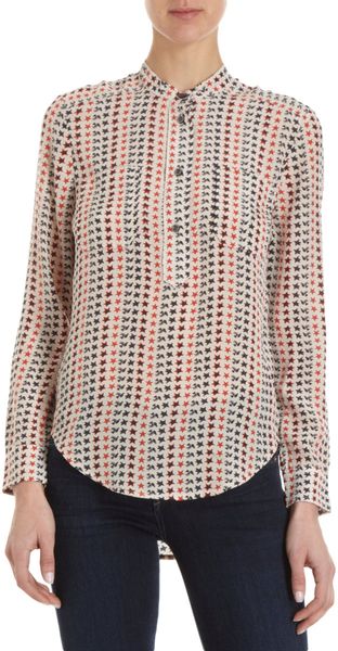 Etoile Isabel Marant Printed Blouse - Lyst