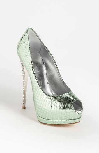 Giuseppe Zanotti Peep Toe Pump - Lyst