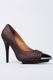 Jeffrey Campbell Snake Cap-Toe Pump - Lyst