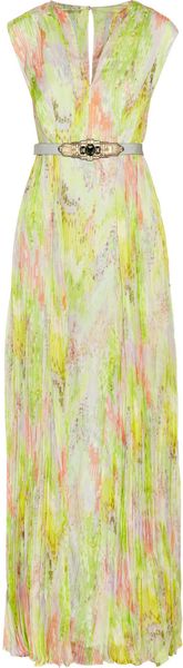Matthew Williamson Printed Silkchiffon Gown - Lyst