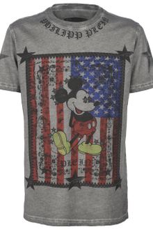 Philipp Plein Mickey Mouse Printed Tshirt - Lyst
