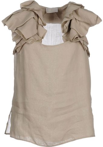 Roberta Scarpa Sleeveless Tshirt - Lyst