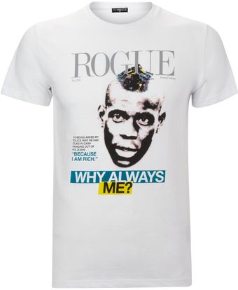 Rogue Mario Printed Tshirt - Lyst