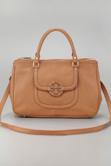 Tory Burch Amanda Doublezip Tote Bag Camel - Lyst