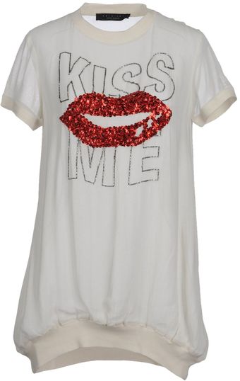 Twin-set Simona Barbieri Short Sleeve Tshirt - Lyst
