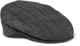 Dolce & Gabbana Plaid Tweed Flat Cap - Lyst