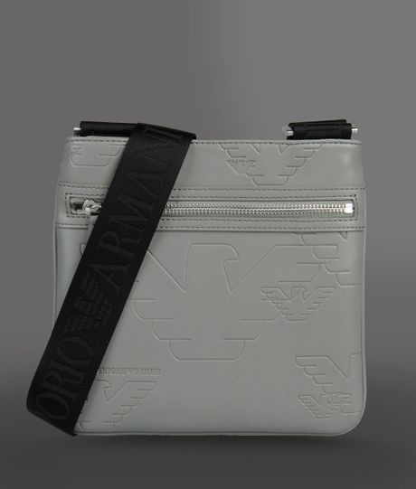 armani flat messenger bag