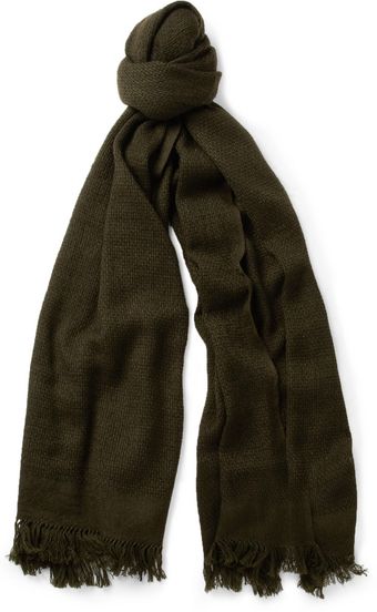 Lanvin Yak and Woolblend Scarf - Lyst