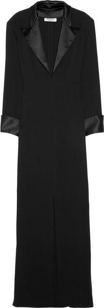 Yves Saint Laurent Silkcady Tuxedo Dress - Lyst