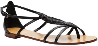 Lola Cruz Leaf Sandal - Lyst