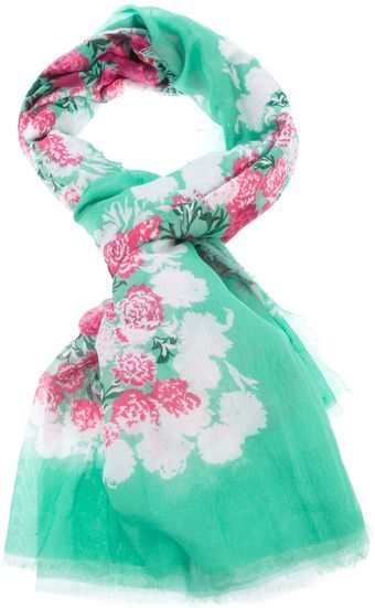 Marc Jacobs Floral Print Silk Scarf - Lyst