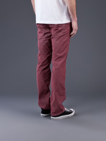 burgundy true religion sweat suit