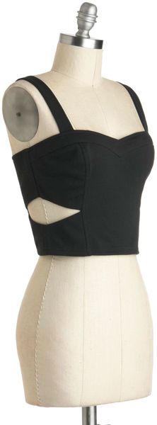 ModCloth Made The Cutout Top - Lyst