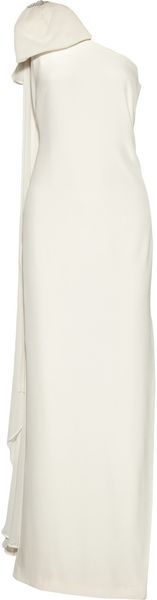 Notte By Marchesa Oneshoulder Silksatin Column Gown - Lyst