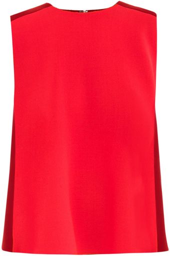 Roksanda Ilincic Sauton Bicolour Crepe Top - Lyst
