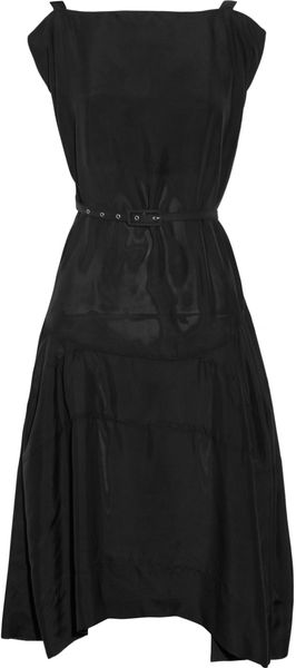 Vivienne Westwood Anglomania Violet Belted Silk Dress - Lyst