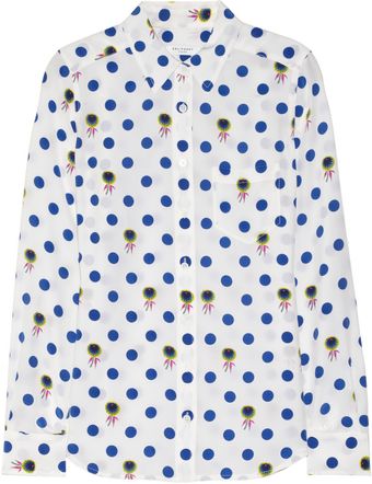 Equipment Brett Printed Washedsilk Shirt - Lyst