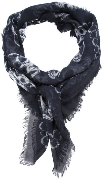 Alexander McQueen Snake Print Scarf - Lyst
