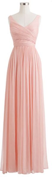 J.Crew Petite Heidi Gown in Silk Chiffon - Lyst
