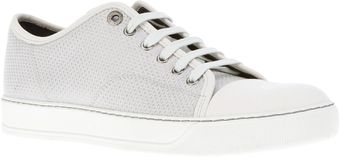 Lanvin Mesh Detail Trainers - Lyst