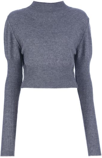 Rick Owens Ribbed Detail Sweater - Lyst