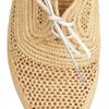 Robert Clergerie Vicole Raffia Platform Brogues in Brown (almond) - Lyst