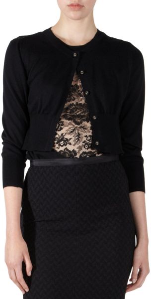 Nina Ricci Threequarter Sleeve Cardigan - Lyst