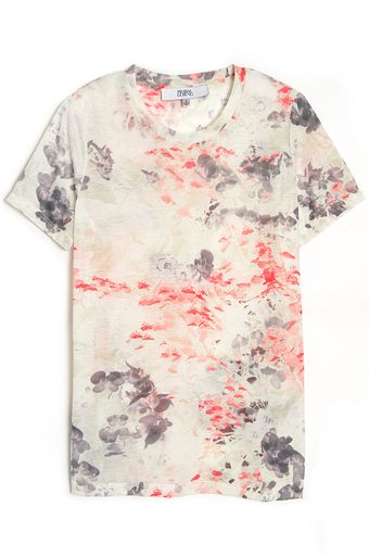 Prabal Gurung Floral Printed Tee - Lyst