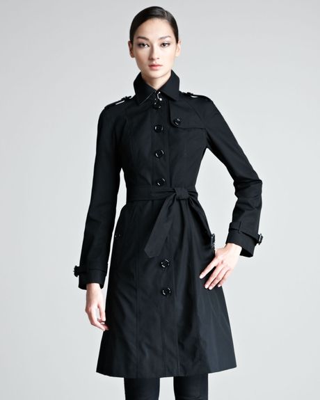 burberry single breasted trench