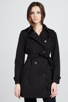Burberry Brit Twill Trenchcoat - Lyst