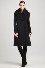 Dawn Levy Jackie Furcollar Coat
