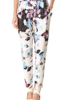 3.1 Phillip Lim Scrapbook Floral Draped Trousers - Lyst