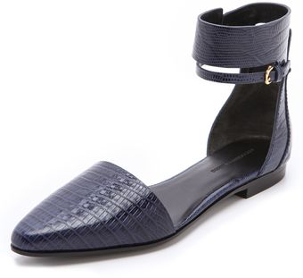 Alexander Wang Elsa Ankle Cuff Flats - Lyst