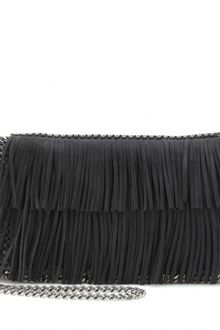 Stella McCartney Falabella Fringed Shoulder Bag - Lyst