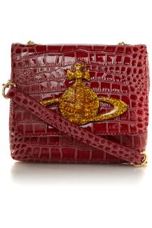 Vivienne Westwood Small Chancery Croc Crossbody Bag - Lyst