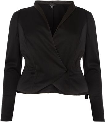 Samya Shawl Collar and Satin Jacket - Lyst