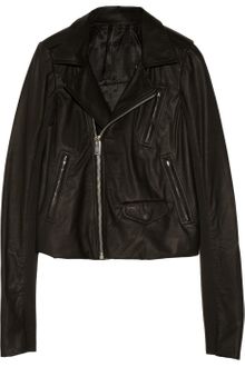 Rick Owens Blister Leather Biker Jacket - Lyst