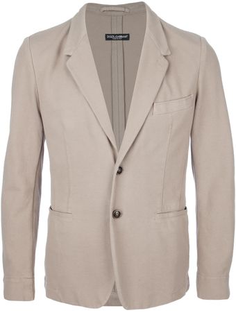 Dolce & Gabbana Cotton Blazer - Lyst